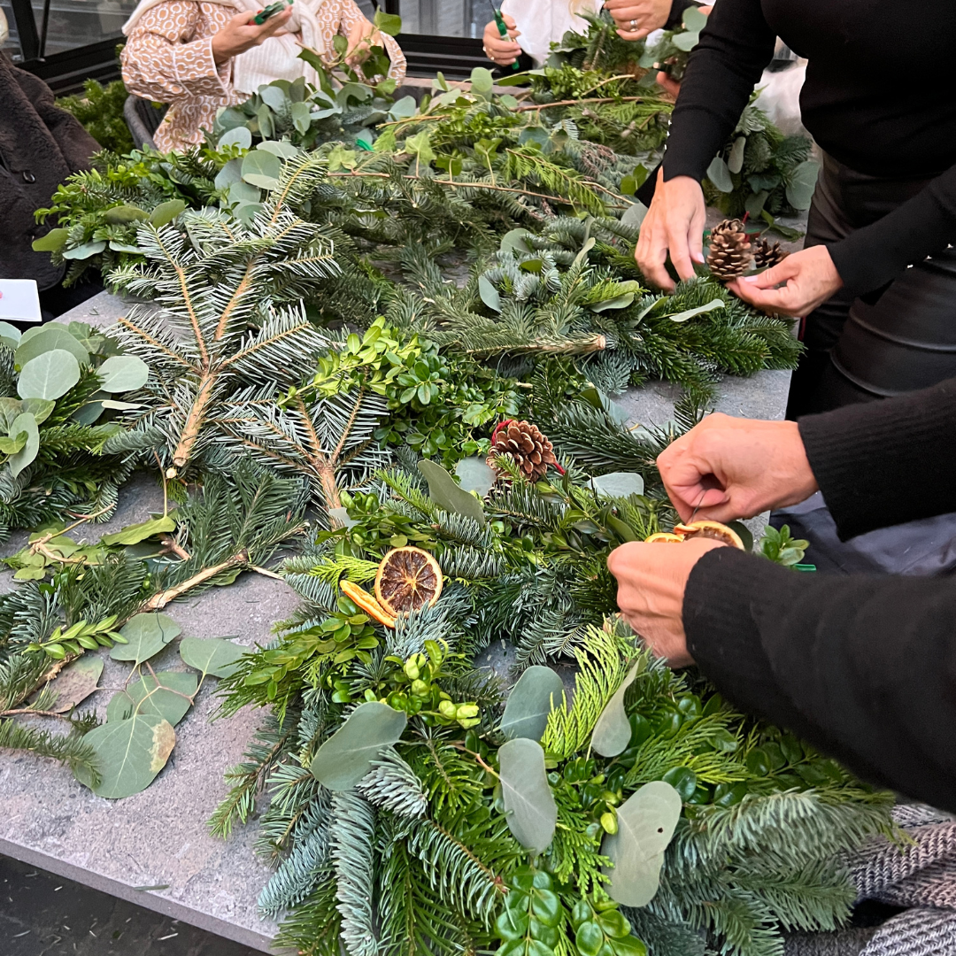 Kransbindning med bubbel & wrap